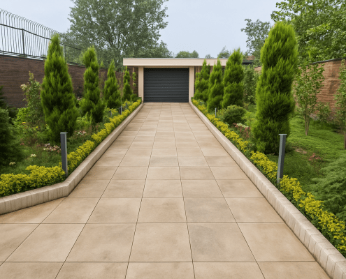 محوطه سازی ویلا